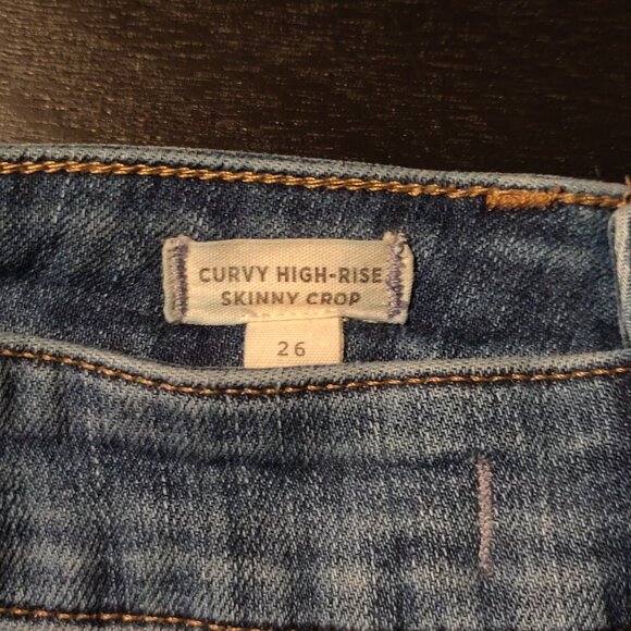 Madewell Curvy High Rise Skinny Crop Jeans SIZE 26 - Picture 6 of 7
